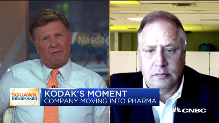 Eastman Kodak CEO James Continenza on shift to drug production