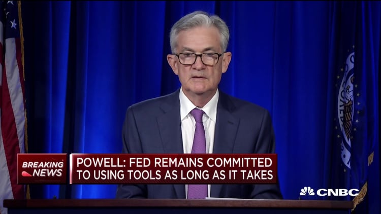 We're not even thinking about raising rates, says Fed chair Jerome Powell