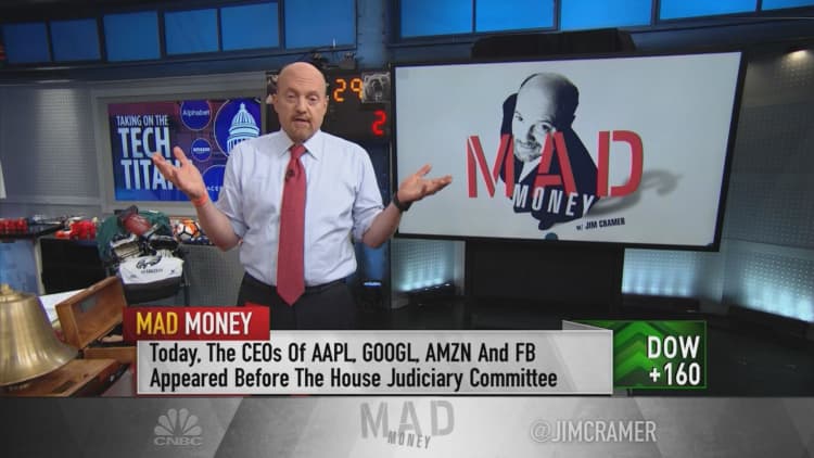 Big Tech hearing a chance to 'rake the ultra-rich over the coals,' Jim Cramer says