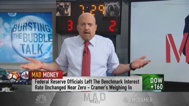 Jim Cramer comments on the Federal Reserve's move to maintain interest rates