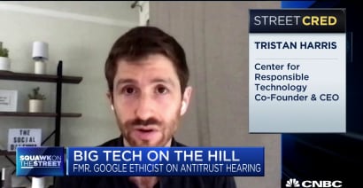 Former Google design ethicist Tristan Harris on Big Tech's antitrust hearing