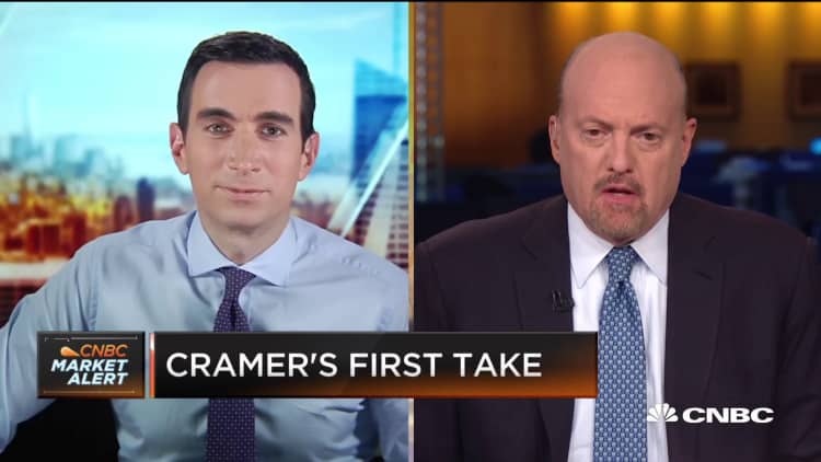 Jim Cramer says Apple's stock split is a result of Tim Cook wanting more 'people in the stock'