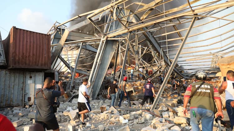 Rescue operations in Beirut continue after two large explosions decimate city