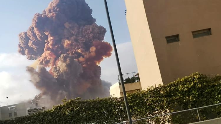Massive explosion rocks Beirut, causing injuries and widespread damage