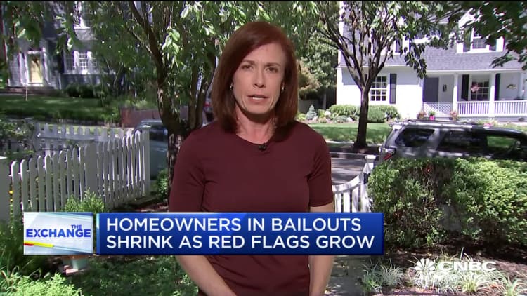 Homeowners in bailouts shrink as red flags grow