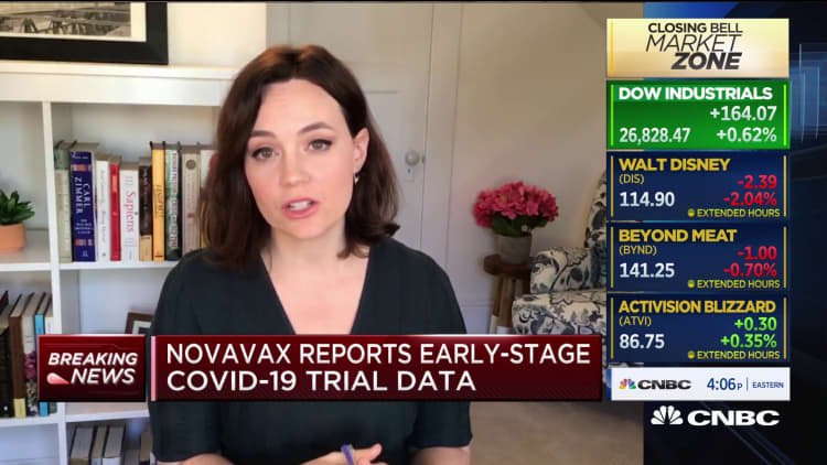 Novavax reports results of an early-stage Covid-19 trial data