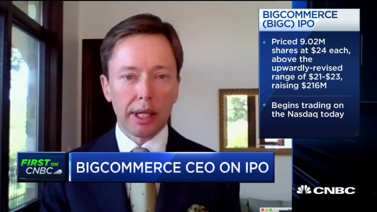 BigCommerce CEO Brent Bellm on the company's IPO