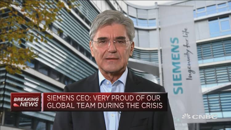 Siemens CEO: China business performing better than pre-crisis