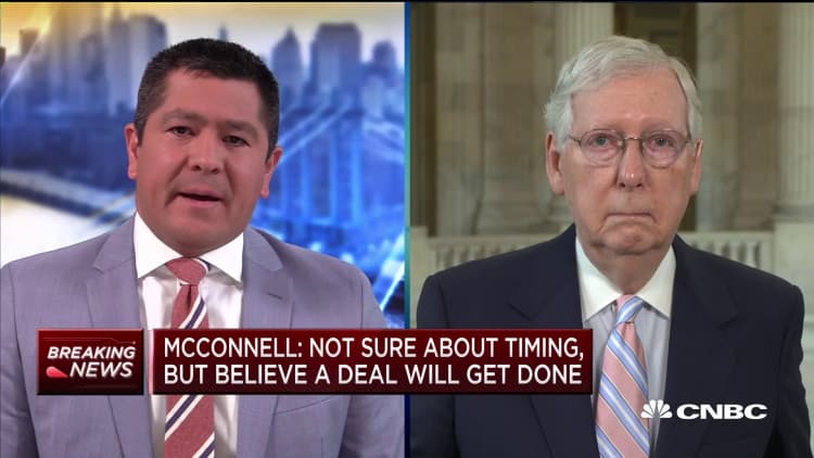 McConnell: Senate did not wait too long to put forward new stimulus plan