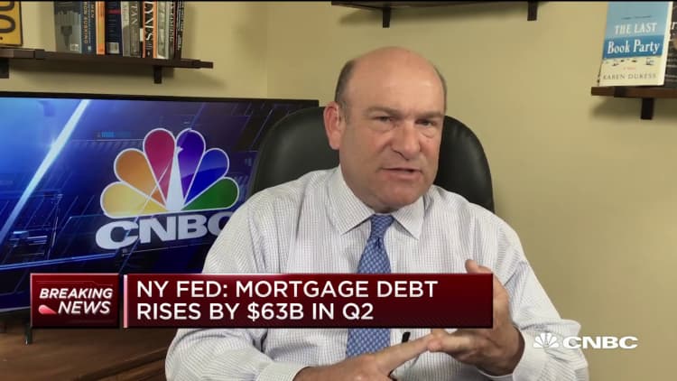 NY Fed: Household debt down $34 billion dollars in Q2, despite recession