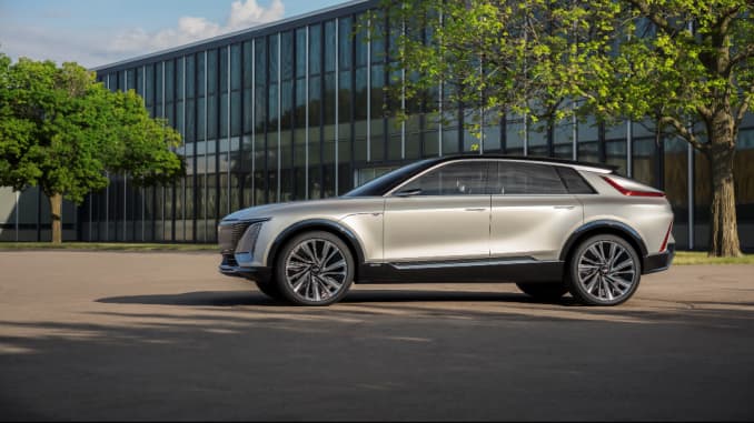 GM unveils all-electric Cadillac Lyriq as its 'technology spearhead'