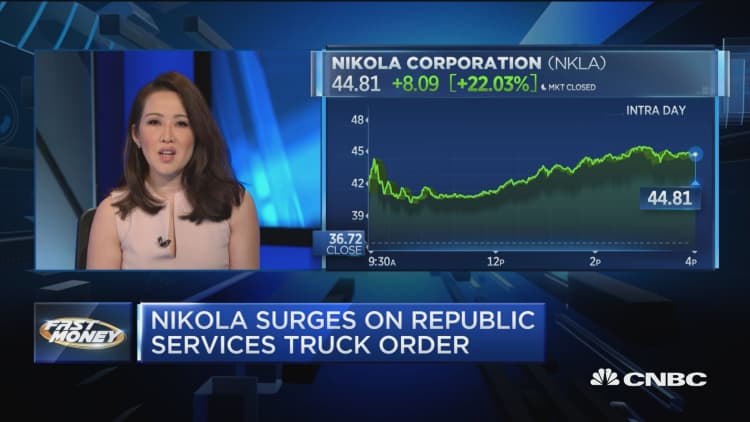 Nikola surges on Republic Services electric truck deal