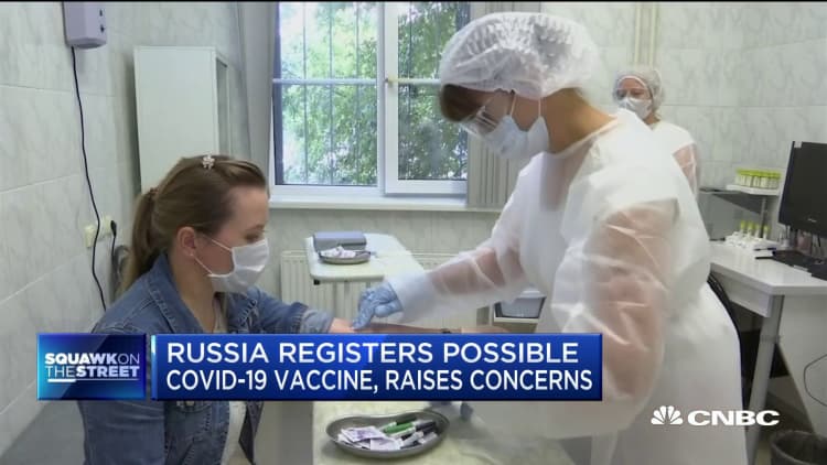 Russia claims victory in the vaccine race, raising safety concerns among medical experts