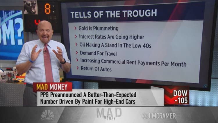 Jim Cramer: 12 signs the economy is shifting from the trough to recovery mode