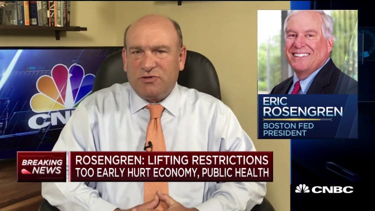 Rosengren: Lifting restrictions too early hurt the economy and public health