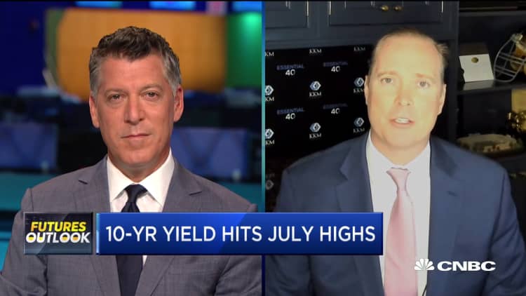 10-year yield hits July highs, here's what to watch
