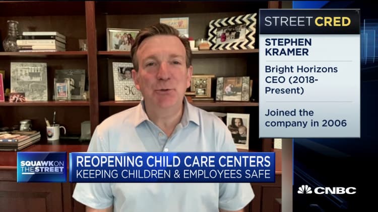 Bright Horizons CEO on reopening its child care centers