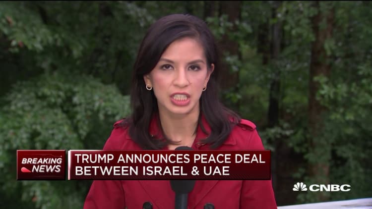 Trump announces peace deal between Israel and UAE