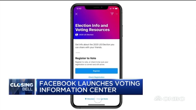 Facebook launches new effort it says will fight election misinformation
