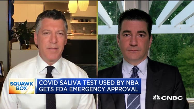 Former FDA chief Scott Gottlieb on significance of approval of Covid saliva test