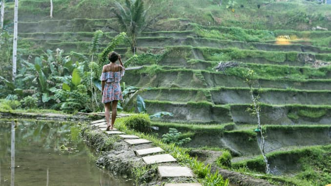 The popular town of Ubud (shown here) and the rest of Bali opened to domestic tourists on July 31.
