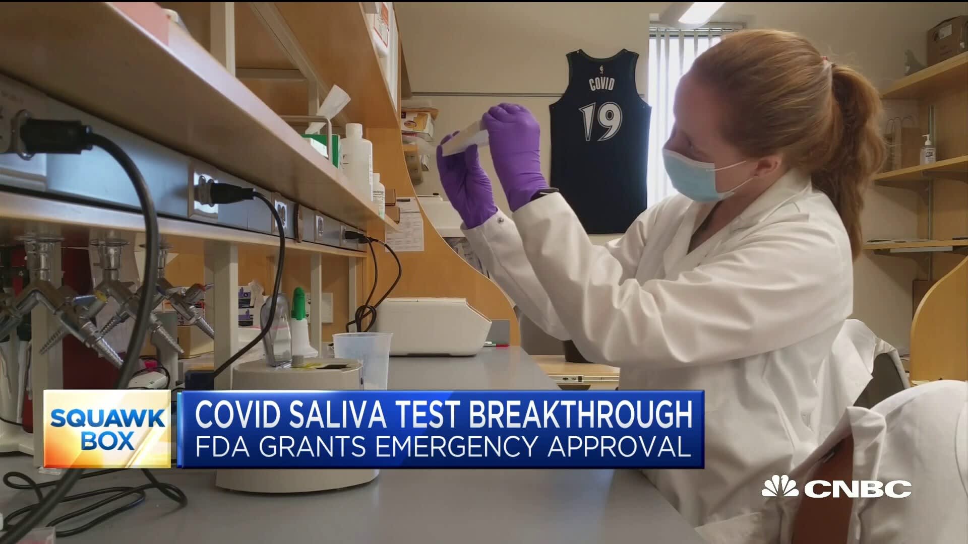 Yale researcher on Covid-19 saliva test that was granted FDA approval