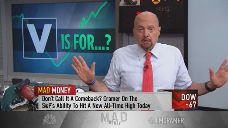 Jim Cramer: We have a V-shape recovery in the stock market, not the economy