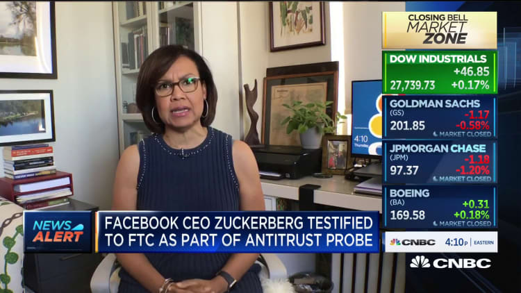 Facebook CEO Zuckerberg testified to FTC as part of antitrust probe