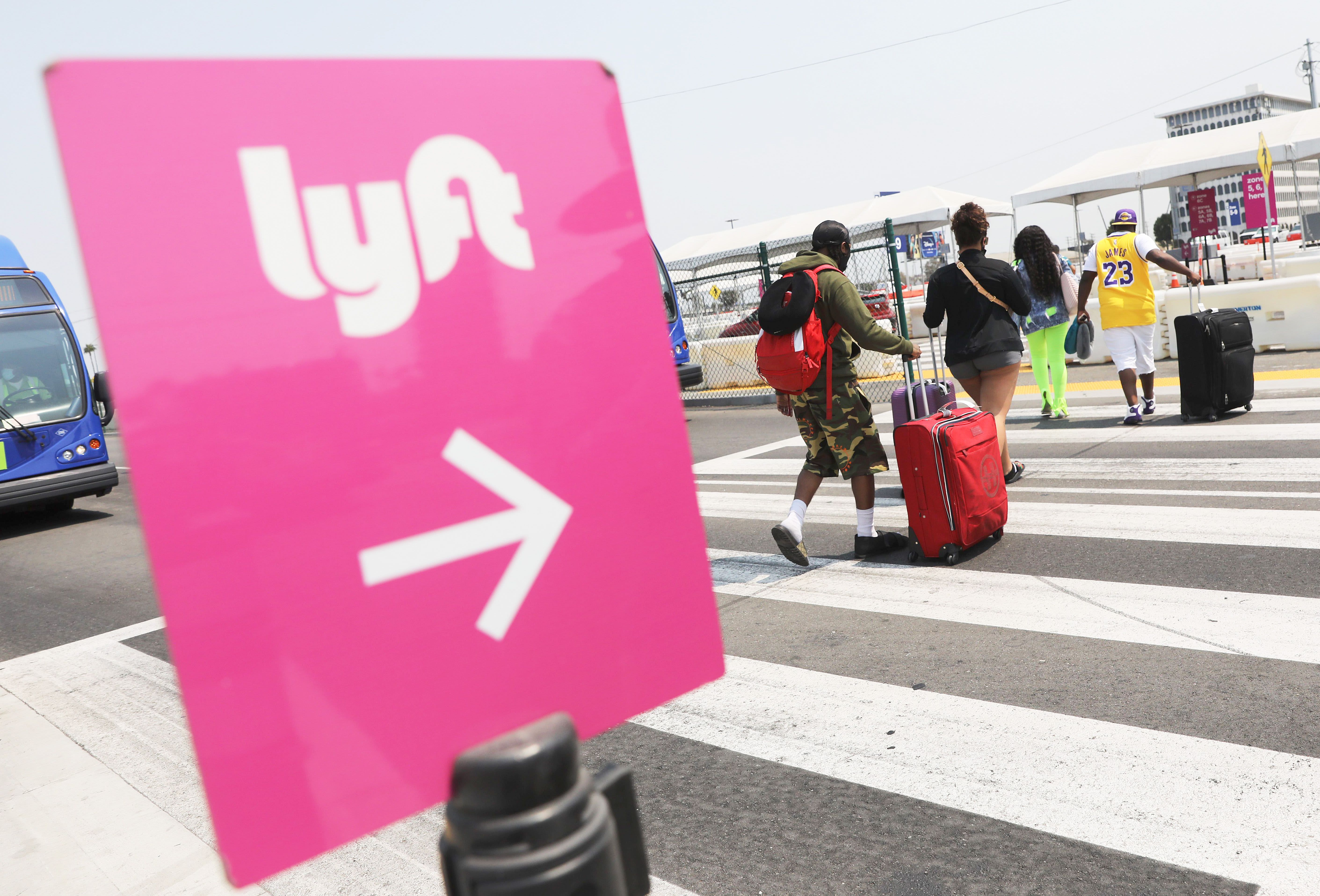Lyft says he had the most weekly passengers since the pandemic began