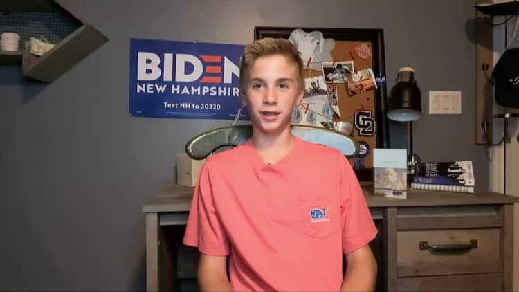13-year-old Brayden Harrington on how Joe Biden encouraged him to overcome his stutter
