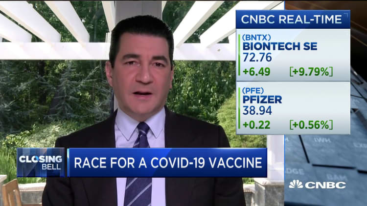 Coronavirus clinical vaccine trials could show signals in October: Dr. Gottlieb