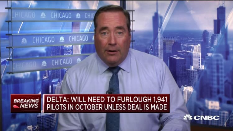 Delta Airlines will need to furlough 1,941 pilots in October unless there's another stimulus deal