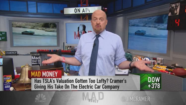 Cramer is bullish on Tesla stock split, wary of forthcoming Battery Day