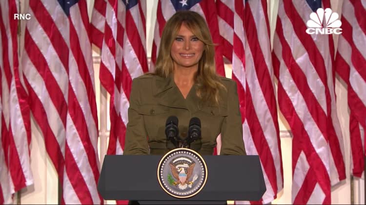 First Lady Melania Trump: It's been inspiring to see what the people of our great nation will do for one another