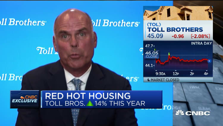 Toll Brothers CEO says he's seeing strong housing market across the board