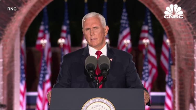 VP Mike Pence: Truth is economic recovery and law and order are on the ballot