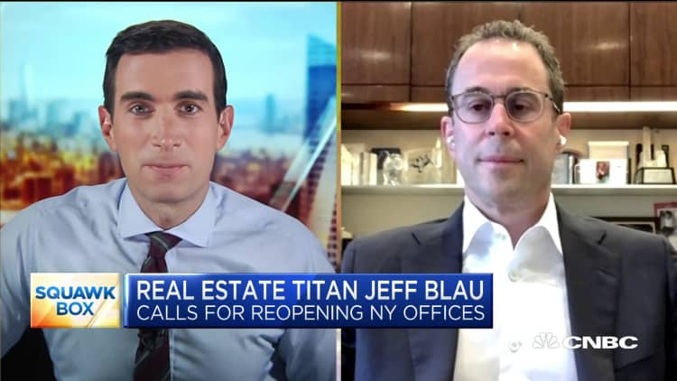 Real estate Titan Jeff Blau calls for reopening New York offices