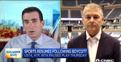 U.S. Tennis Association CEO on athlete protests, playing during the pandemic