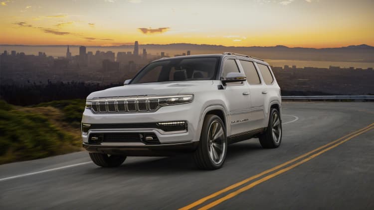 Fiat Chrysler just unveiled its new Jeep Grand Wagoneer SUV— and it could top $100,000
