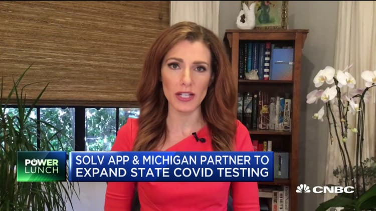 Solv app and the state of Michigan have formed a partnership to expand Covid testing