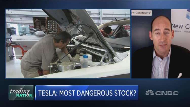 Tesla could be the most dangerous stock on Wall Street, investment researcher says
