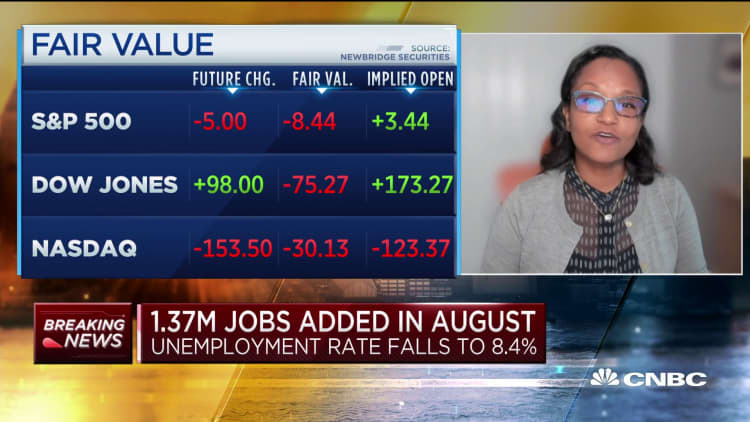 Georgetown professor on what the August jobs report says about the jobs market for the rest of 2020