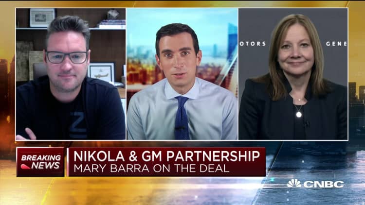 Full interview with Nikola chairman Trevor Milton and GM CEO Mary Barra on partnership