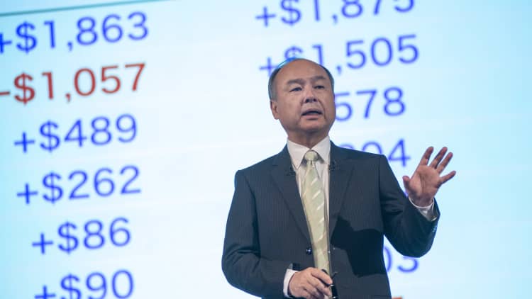 SoftBank shares fall on concerns about Masa Son's options strategy