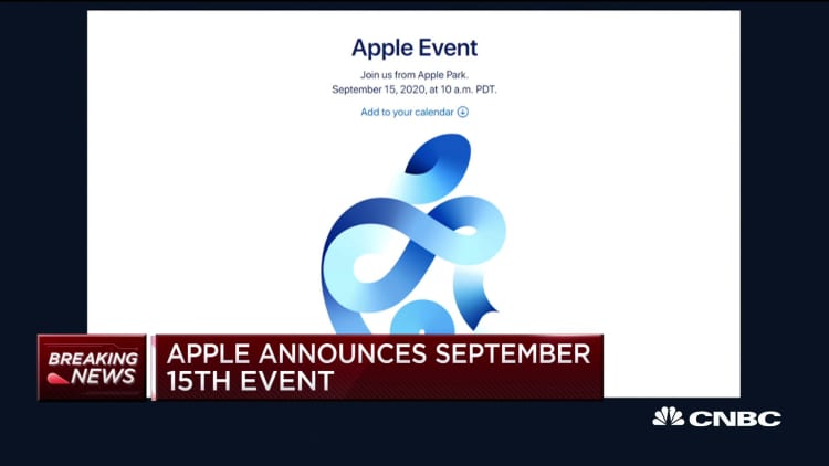 Apple announces Sept. 15 event where it's expected to unveil new iPhones