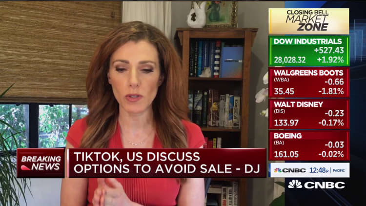 TikTok and U.S. discuss options to avoid sale