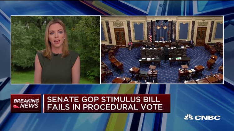 Senate GOP stimulus bill fails in procedural vote