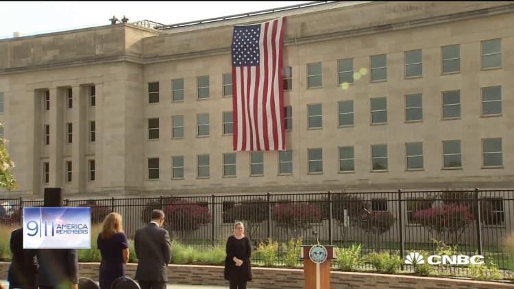 Pentagon observes moment of silence on 19th anniversary of 9/11 attacks
