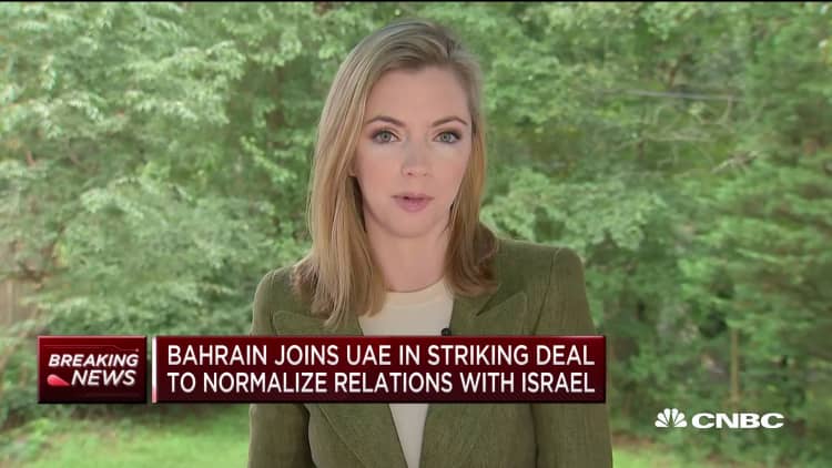 Bahrain joins UAE in striking peace deal to normalize relations with Israel
