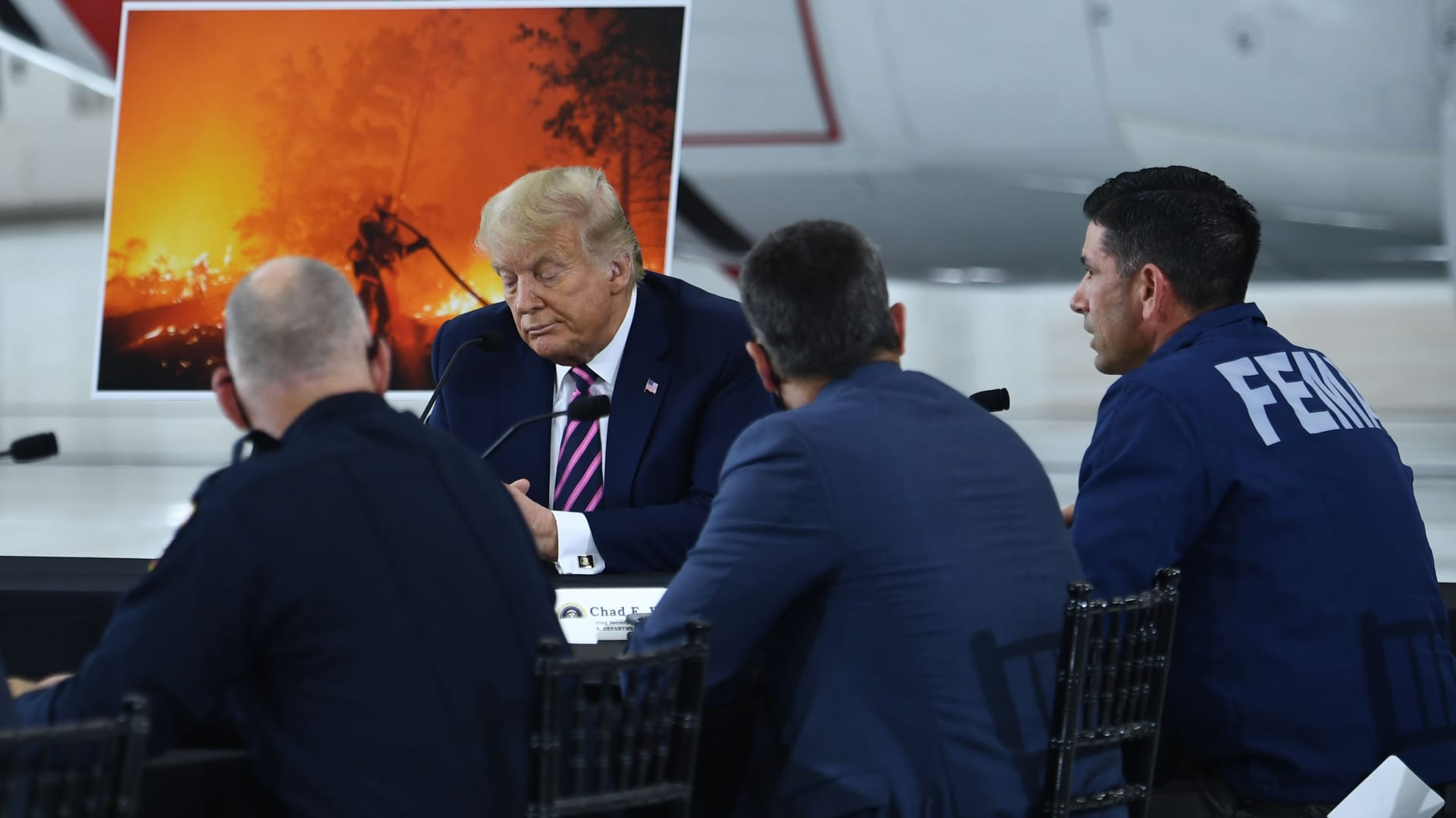 'I don't think science knows,' Trump responds when challenged on climate change at wildfire briefing